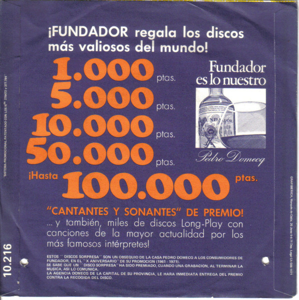 Canarios - Free Yourself / I Wonder What Freedom Means | Disco Sorpresa Fundador (10.216) - 2
