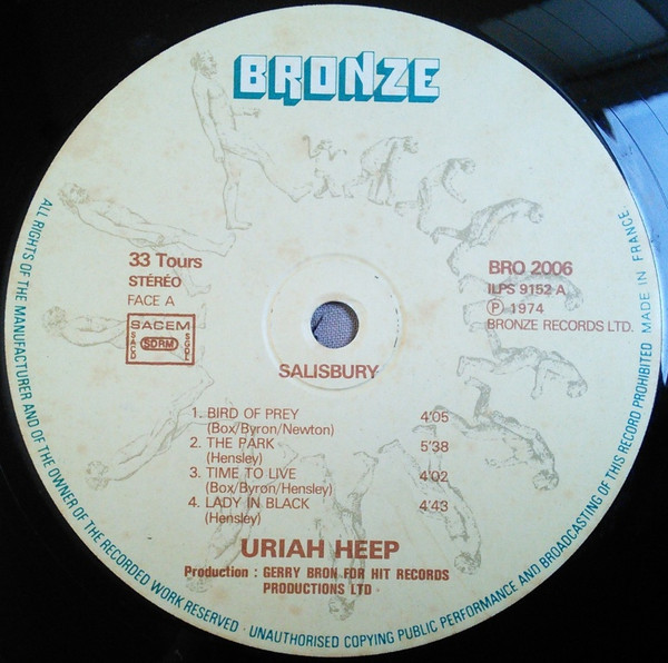 Uriah Heep - Salisbury | Bronze (BRO 2006) - 3