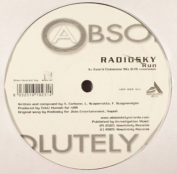 Radiosky - Run | Absolutely Records (ABR 088) - main
