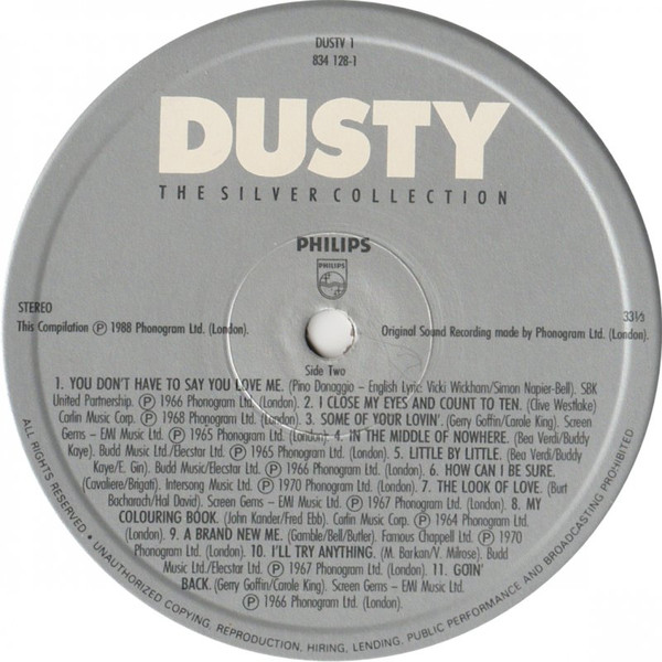 Dusty Springfield - Dusty - The Silver Collection | Philips (DUSTV 1) - 4 Dusty Springfield - Dusty - The Silver Collection | Philips (DUSTV 1) - 4