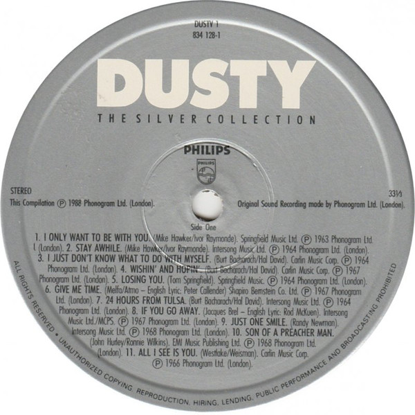 Dusty Springfield - Dusty - The Silver Collection | Philips (DUSTV 1) - 3 Dusty Springfield - Dusty - The Silver Collection | Philips (DUSTV 1) - 3