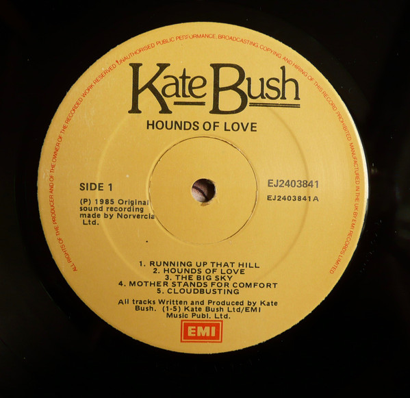 Kate Bush - Hounds Of Love | EMI (EJ 24 0384 1) - 3