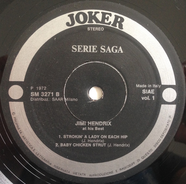 Jimi Hendrix - Jimi Hendrix At His Best (Volume 1) | Joker (SM 3271) - 4