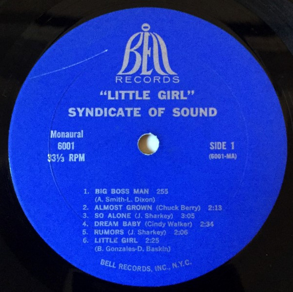 Syndicate Of Sound - Little Girl | Bell Records (LP 6001) - 3 Syndicate Of Sound - Little Girl | Bell Records (LP 6001) - 3