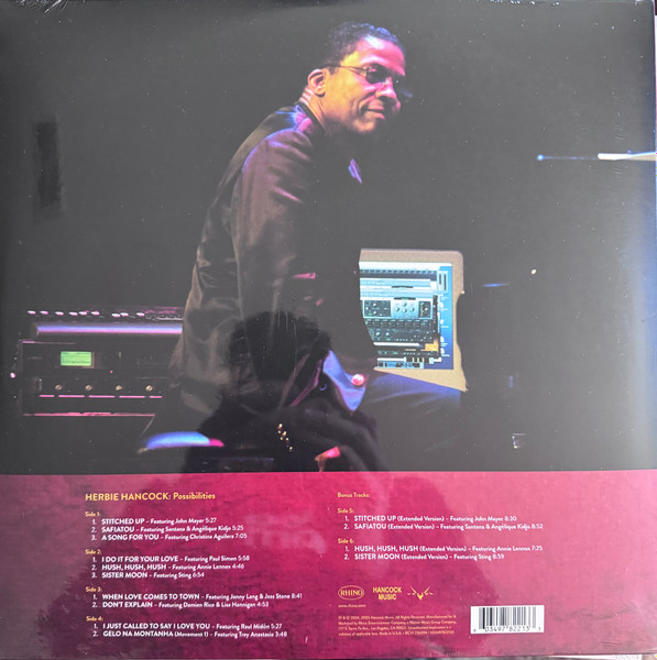 Herbie Hancock - Possibilities | Rhino Records (RCV1 726094) - 2 Herbie Hancock - Possibilities | Rhino Records (RCV1 726094) - 2