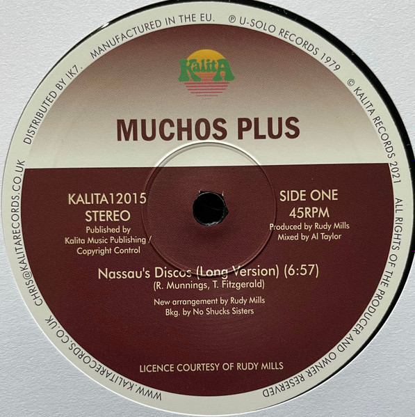 Muchos Plus - Nassau's Discos | Kalita Records (KALITA12015) - 4 Muchos Plus - Nassau's Discos | Kalita Records (KALITA12015) - 4