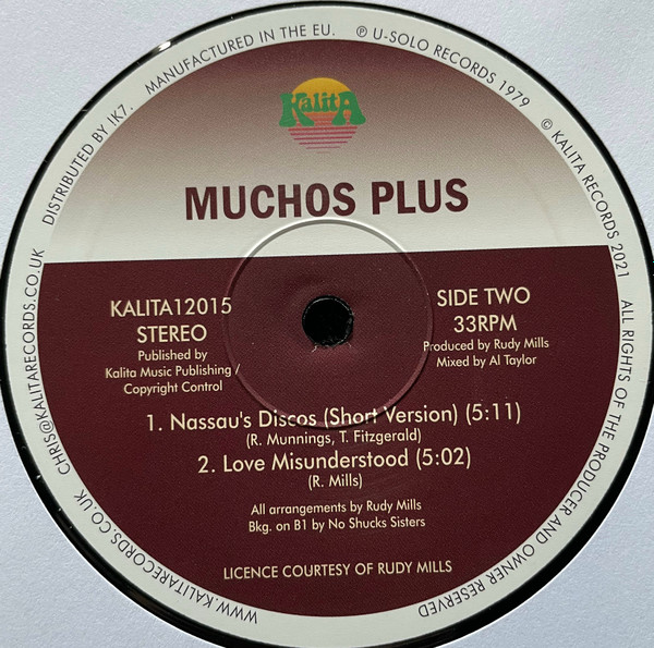 Muchos Plus - Nassau's Discos | Kalita Records (KALITA12015) - 3 Muchos Plus - Nassau's Discos | Kalita Records (KALITA12015) - 3