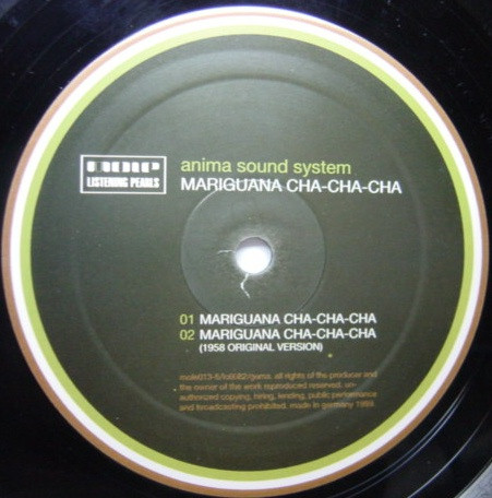 Anima Sound System - Mariguana Cha-Cha-Cha | Mole Listening Pearls (mole013-6)