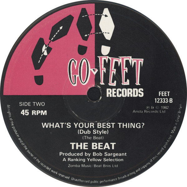 The Beat - Save It For Later | Go-Feet Records (FEET 12333) - 2