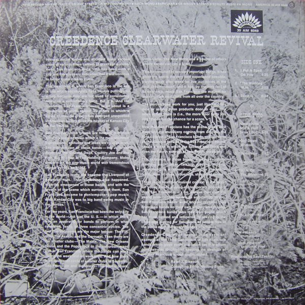 Creedence Clearwater Revival - Creedence Clearwater Revival | America Records (30 AM 6049) - 2