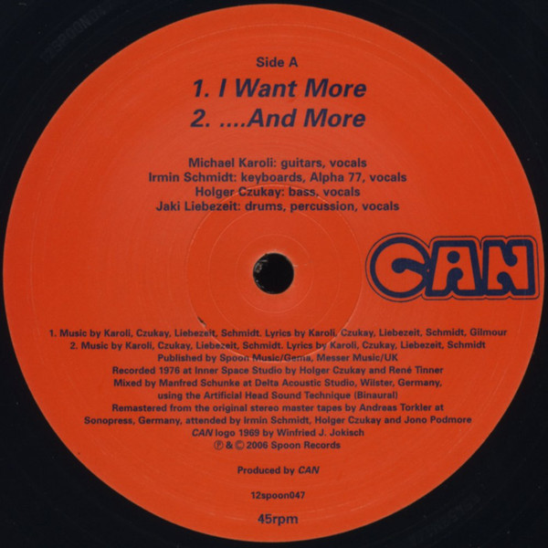 Can - I Want More | Spoon Records (0094638609612) - 3
