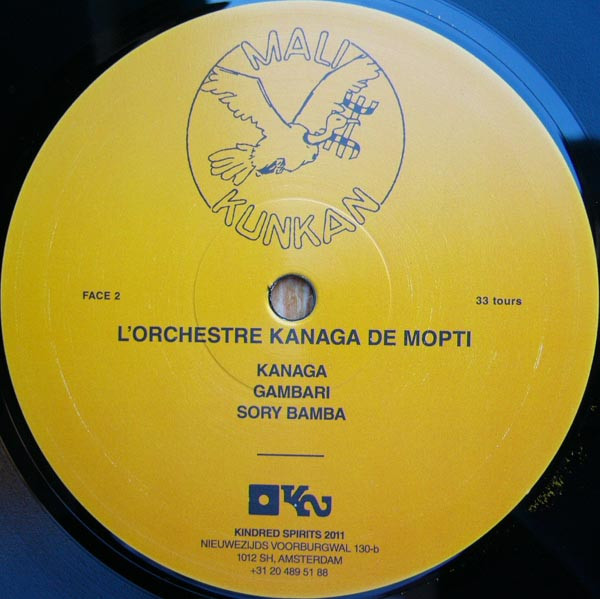 L'Orchestre Kanaga De Mopti - L'Orchestre Kanaga De Mopti | Kindred Spirits (KS-MALI-01) - 2