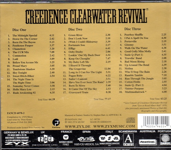 Creedence Clearwater Revival - 24 Carat | ZYX Music (FANCD 6078-2)