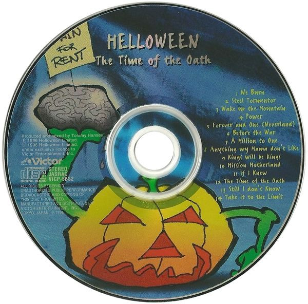 Helloween - The Time Of The Oath | Victor (VICP-5682) - 3