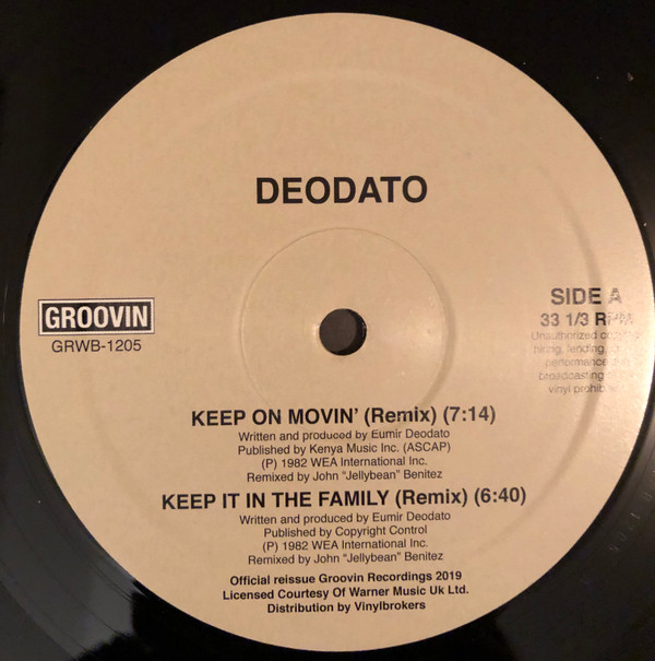 Eumir Deodato - Keep On Movin' (Remix) | Groovin Recordings (GRWB-1205) - 2