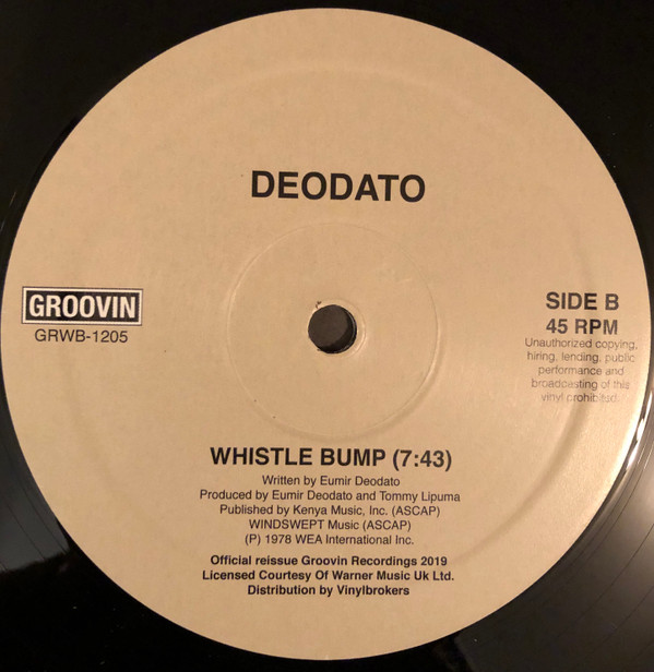 Eumir Deodato - Keep On Movin' (Remix) | Groovin Recordings (GRWB-1205) - 3