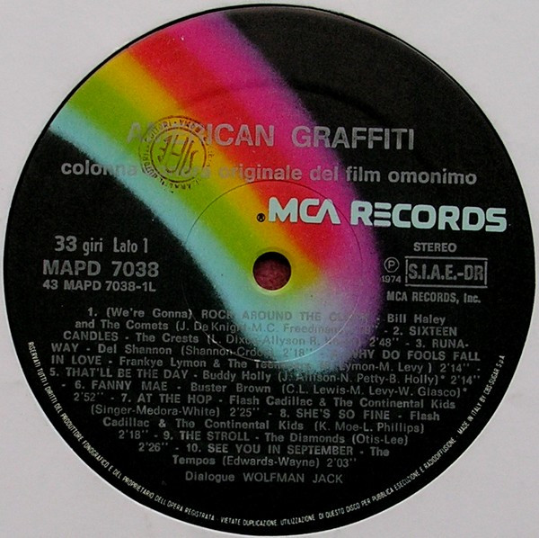 Various - American Graffiti (Colonna Sonora Originale Del Film Omonimo) | MCA Records (MAPD 7038) - 3 Various - American Graffiti (Colonna Sonora Originale Del Film Omonimo) | MCA Records (MAPD 7038) - 3