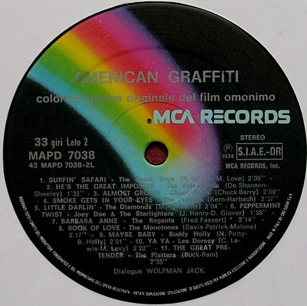 Various - American Graffiti (Colonna Sonora Originale Del Film Omonimo) | MCA Records (MAPD 7038) - 4 Various - American Graffiti (Colonna Sonora Originale Del Film Omonimo) | MCA Records (MAPD 7038) - 4