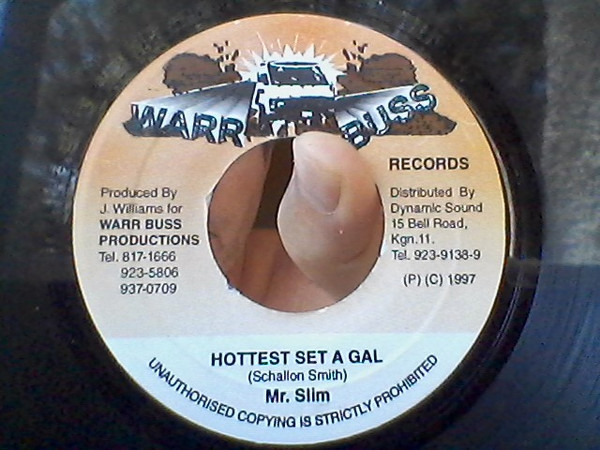 Mr. Slimm - Hottest Set A Gal | Warr Buss Records (174 GL)