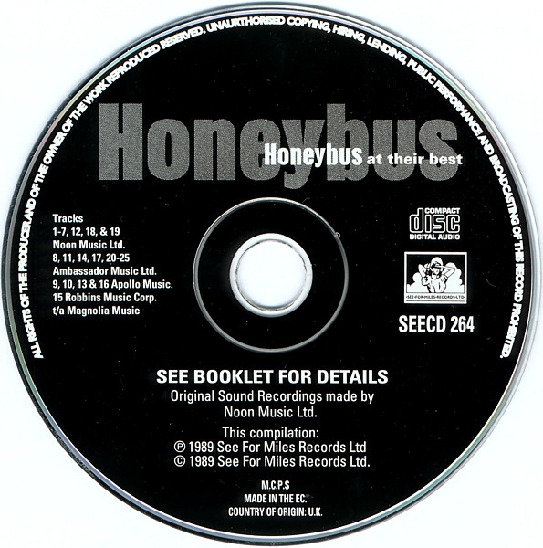 Honeybus - Honeybus At Their Best | See For Miles Records Ltd. (SEE CD 264) - 2