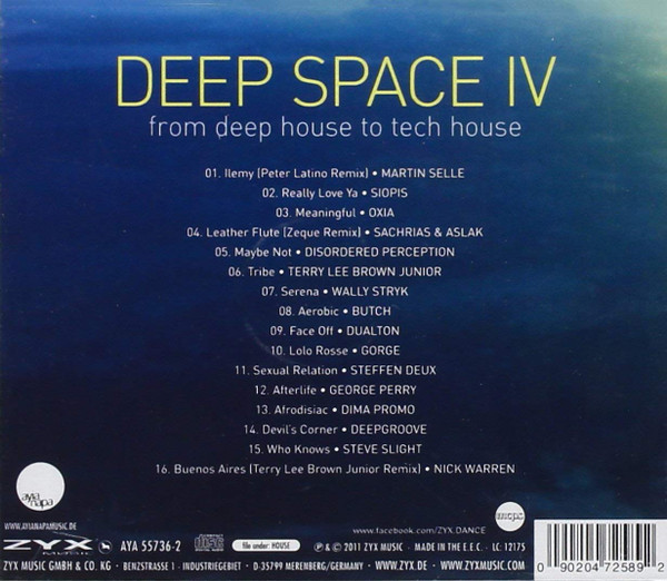 George Perry - Deep Space IV - From Deephouse To Techhouse | Ayia Napa (AYA 55736-2) - 2