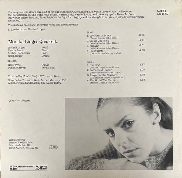 Monika Linges Quartet - Floating | NABEL (NBL 8207) - 2