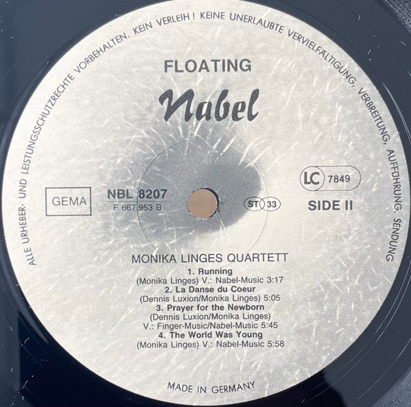 Monika Linges Quartet - Floating | NABEL (NBL 8207) - 4