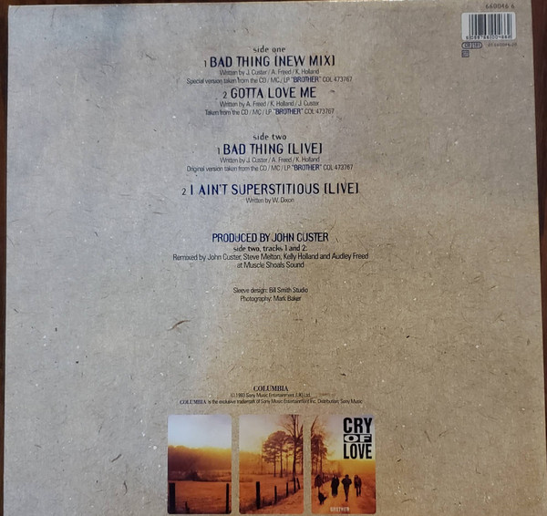 Cry Of Love - Bad Thing | Columbia (660046 6) - 2 Cry Of Love - Bad Thing | Columbia (660046 6) - 2