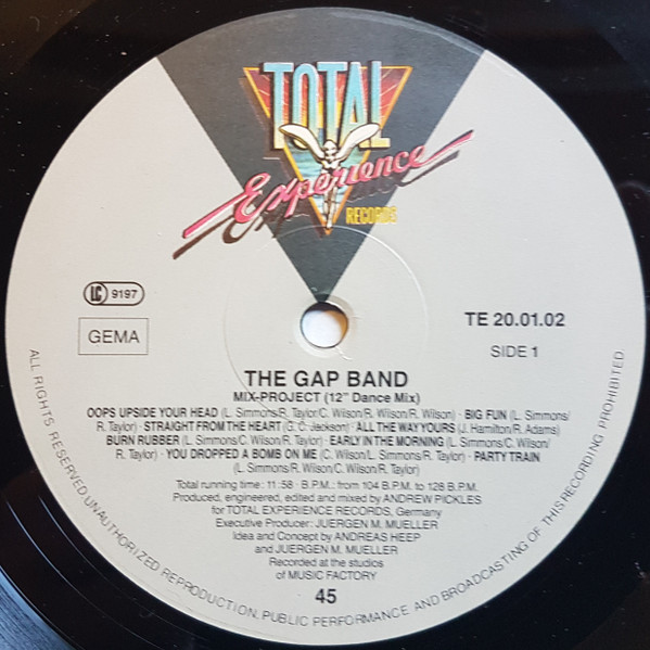 The Gap Band - Mix-Project | Total Experience Records (TE 20.01.02) - 3