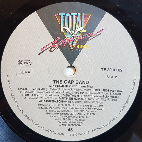 The Gap Band - Mix-Project | Total Experience Records (TE 20.01.02) - 4