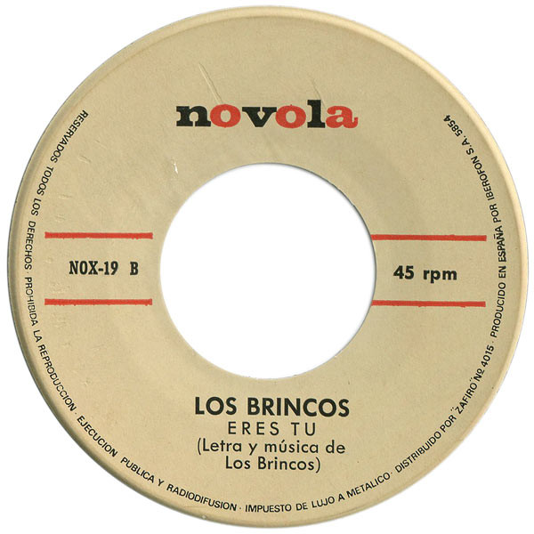 Los Brincos - Tu Me Dijiste Adios | Novola (NOX-19) - 4