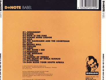 D*Note - Babel | Dorado (DOR012 CD) - 3