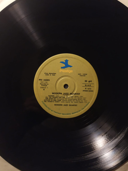 The Modern Jazz Quartet - Modern Jazz Quartet | Prestige (PRI 24005) - 4 The Modern Jazz Quartet - Modern Jazz Quartet | Prestige (PRI 24005) - 4