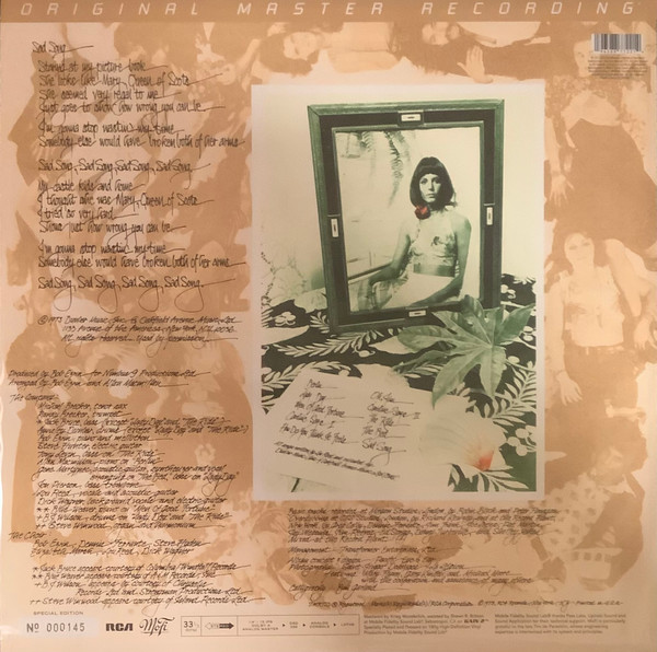 Lou Reed - Berlin | Mobile Fidelity Sound Lab (MFSL 1-555) - 2