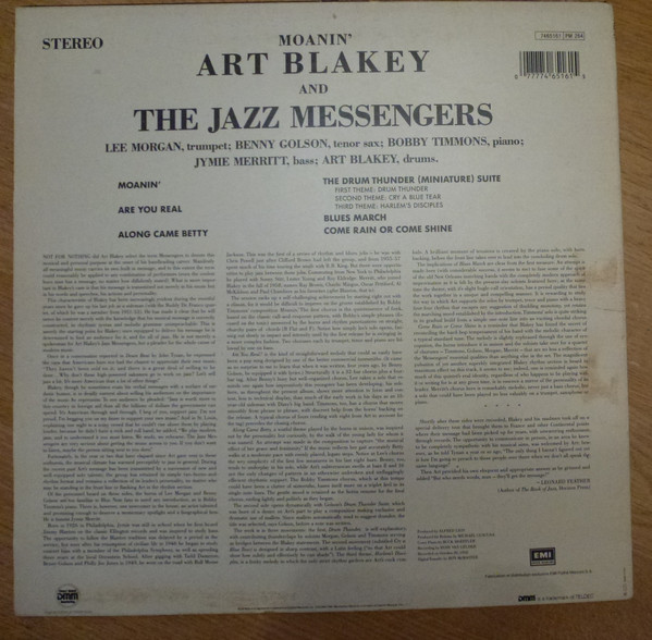Art Blakey & The Jazz Messengers - Moanin' | Blue Note (7465161) - 2 Art Blakey & The Jazz Messengers - Moanin' | Blue Note (7465161) - 2