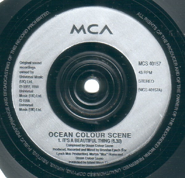 Ocean Colour Scene With P.P. Arnold - It's A Beautiful Thing | MCA Records (MCS 40157) - 4