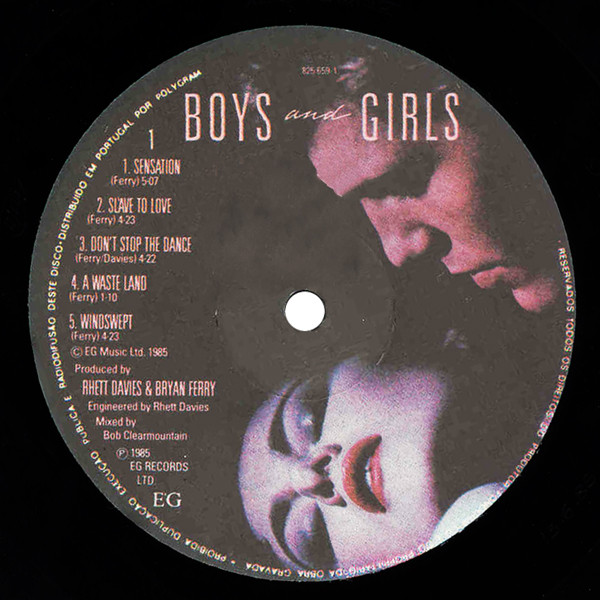 Bryan Ferry - Boys And Girls | EG (825 659-1) - 3 Bryan Ferry - Boys And Girls | EG (825 659-1) - 3