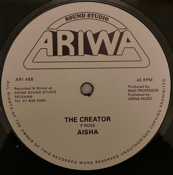 Aisha - Dancing Time / The Creator | Ariwa (ARI 48)