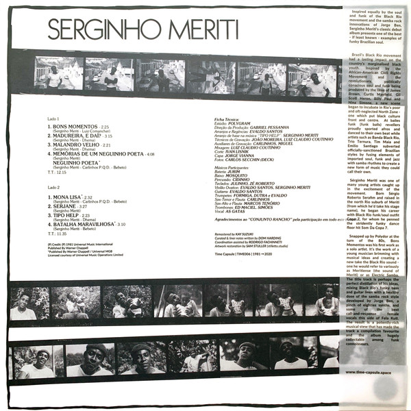 Serginho Meriti - Bons Momentos | Time Capsule (TIME006) - 2