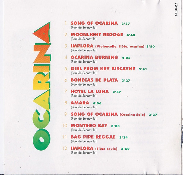 Jean-Philippe Audin & Diego Modena - Ocarina | Delphine (DEL 27030.2) - 2 Jean-Philippe Audin & Diego Modena - Ocarina | Delphine (DEL 27030.2) - 2