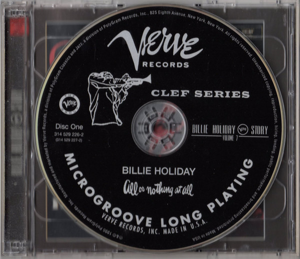 Billie Holiday - All Or Nothing At All (2CD) [CD] | Verve Records (314 529 226-2) - 3