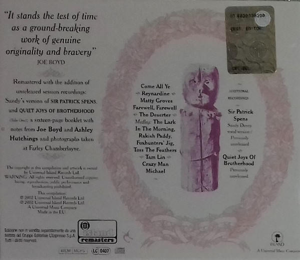 Fairport Convention - Liege & Lief | Island Records (none) - 2