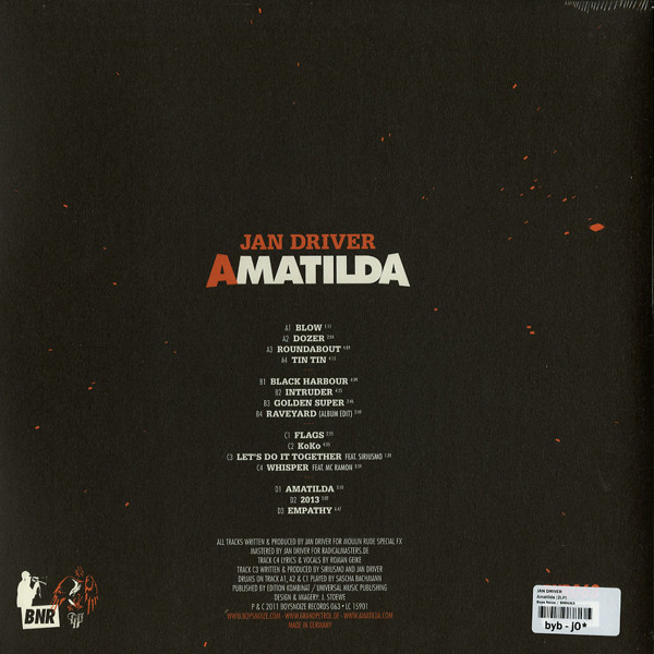 Jan Driver - Amatilda | Boysnoize Records (BNR063) - 2 Jan Driver - Amatilda | Boysnoize Records (BNR063) - 2