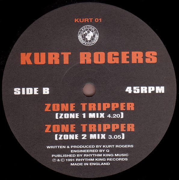 Kurt Rogers - Mad Sam | Rhythm King (KURT 01) - 3