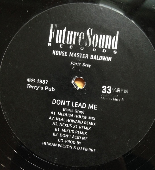 Terry Baldwin Featuring Paris Grey - Don't Lead Me | Future Sound R & R Records (F101) - main Terry Baldwin Featuring Paris Grey - Don't Lead Me | Future Sound R & R Records (F101) - main