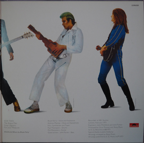 Roxy Music - For Your Pleasure | Polydor (2310 551) - 3