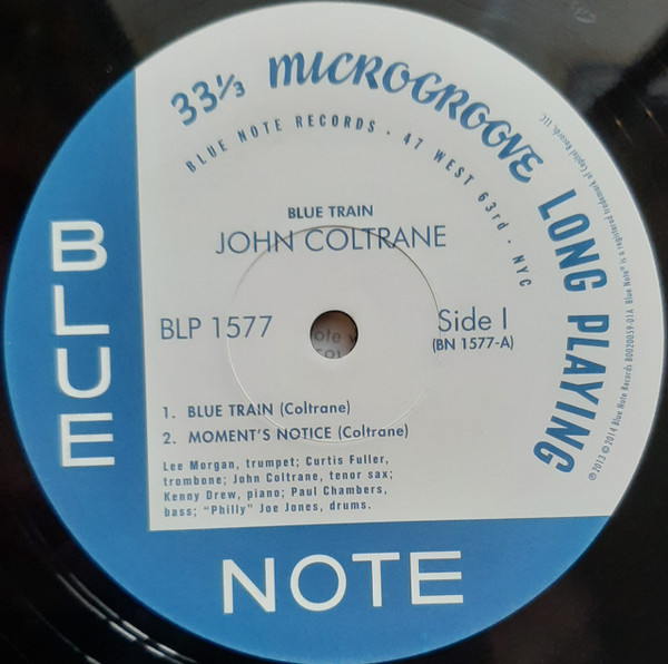 John Coltrane - Blue Train | Blue Note (1577) - 3