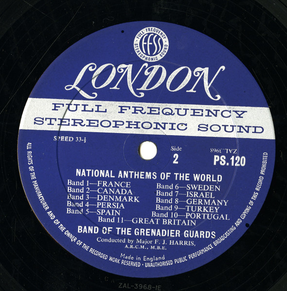 The Band Of The Grenadier Guards - National Anthems Of The World | London Records (PS 120) - 4 The Band Of The Grenadier Guards - National Anthems Of The World | London Records (PS 120) - 4