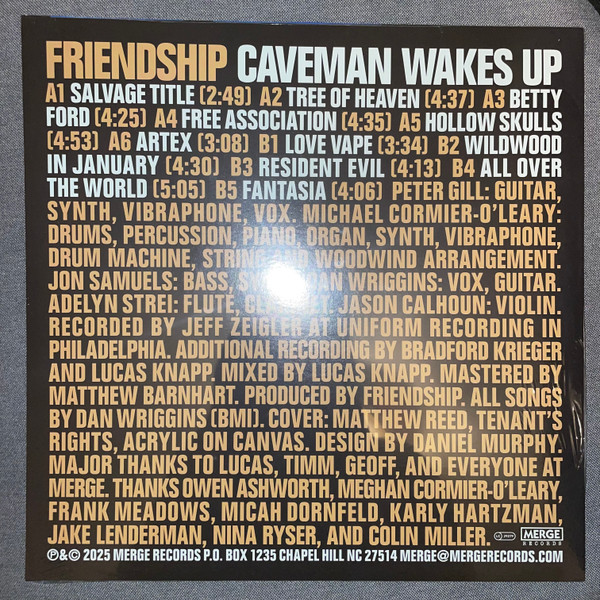 Friendship - Caveman Wakes up | Merge Records (MRG-861) - 2