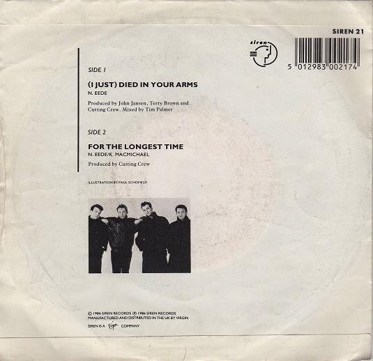 Cutting Crew - (I Just) Died In Your Arms | Siren (SIREN 21) - 2 Cutting Crew - (I Just) Died In Your Arms | Siren (SIREN 21) - 2